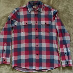 Faherty Men's Checkered Shirt - Pink, Blue, and White